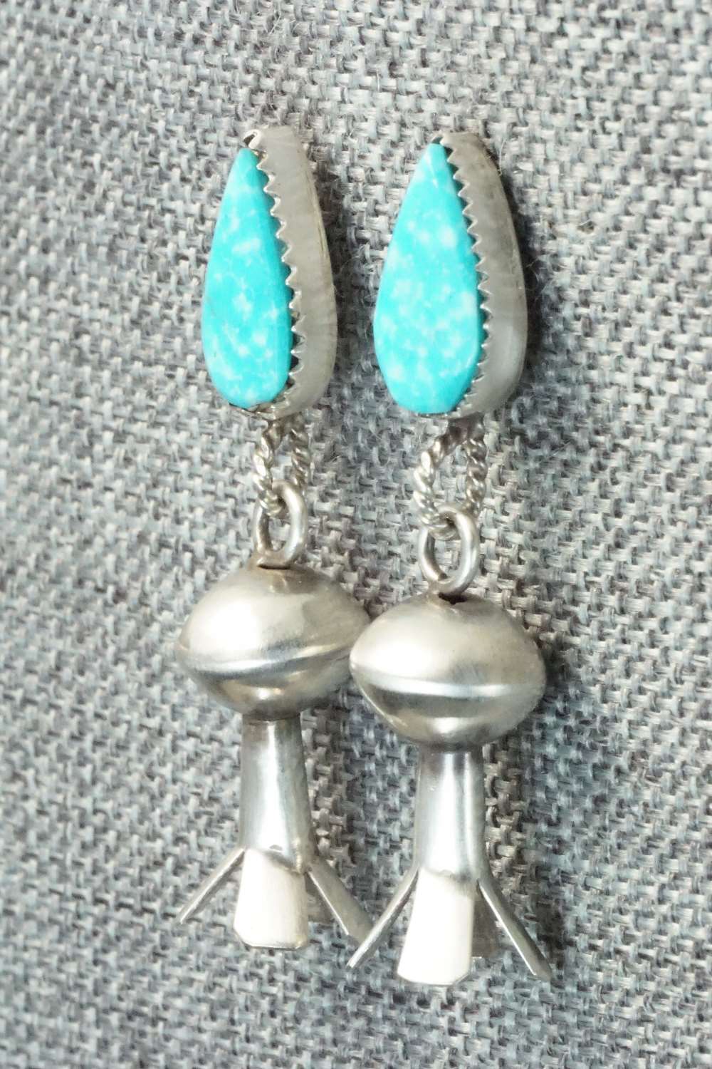 Turquoise & Sterling Silver Earrings - Selina Warner