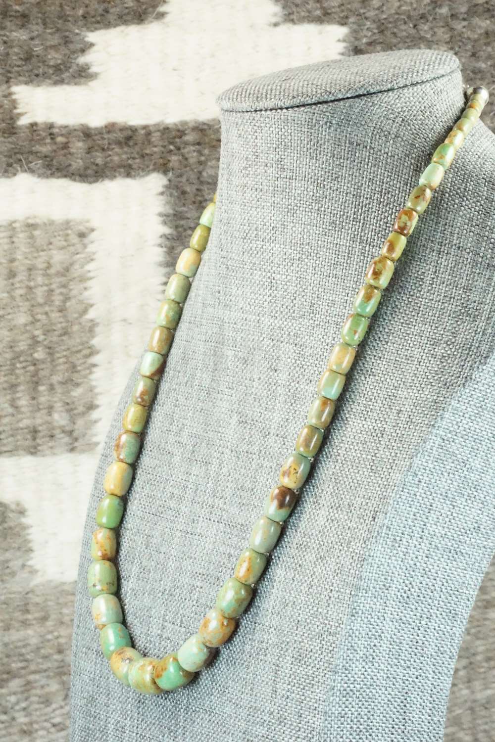 Turquoise & Sterling Silver Necklace - Doreen Jake