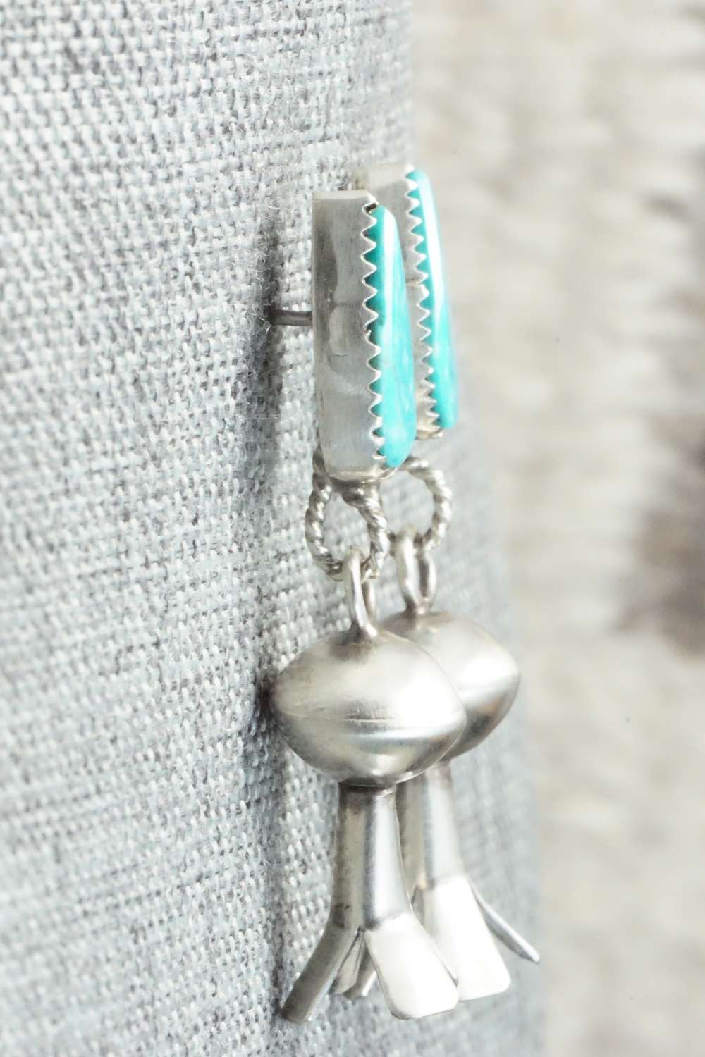 Turquoise & Sterling Silver Earrings - Selina Warner
