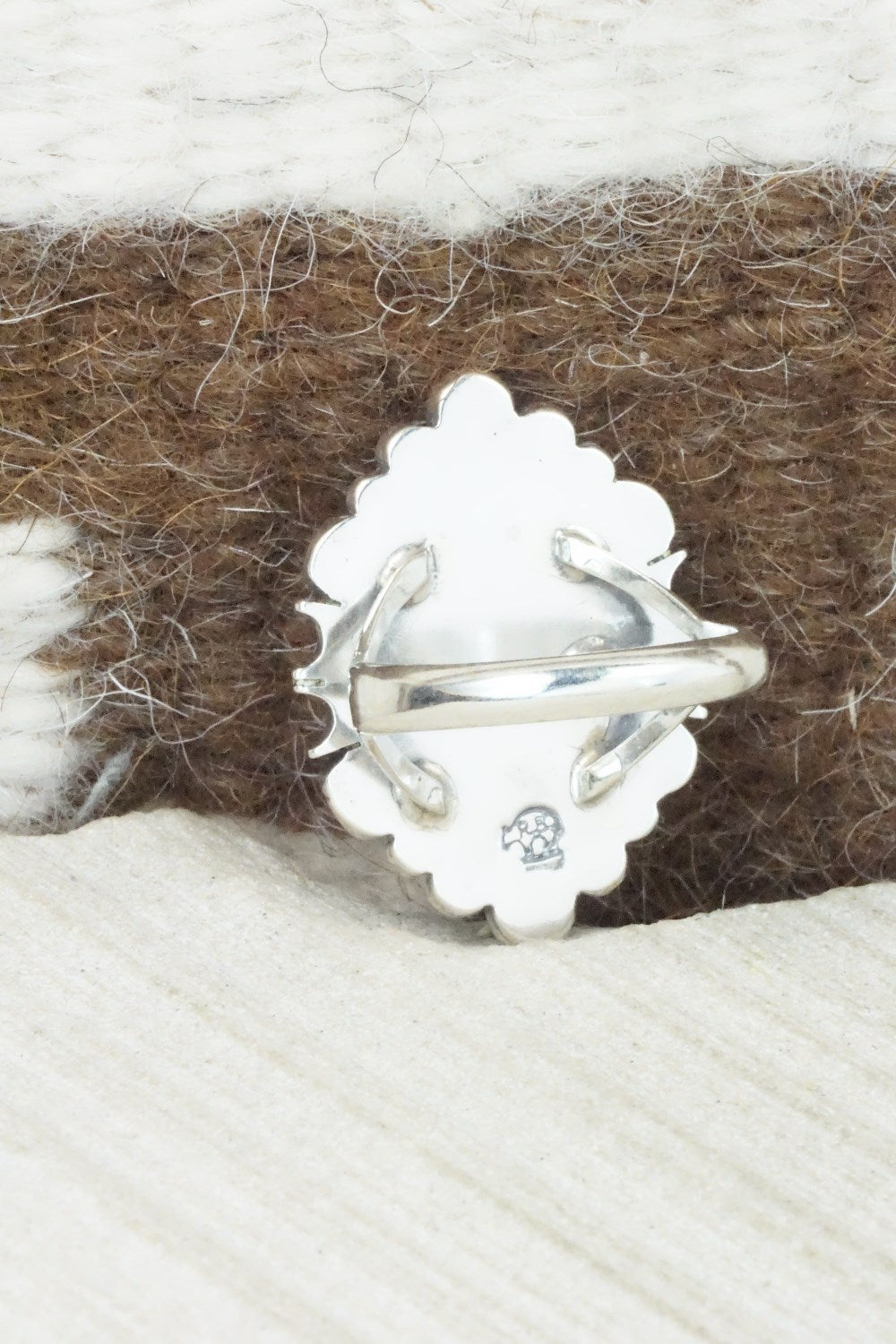 Turquoise & Sterling Silver Ring - Daniel Benally - Size 8.25