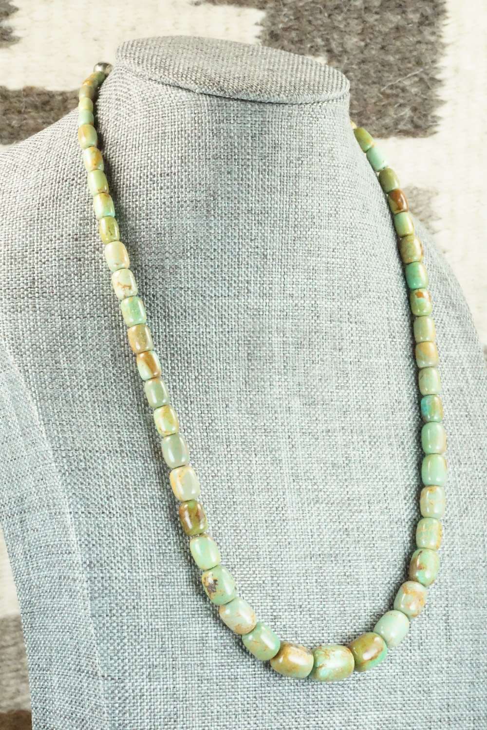 Turquoise & Sterling Silver Necklace - Doreen Jake