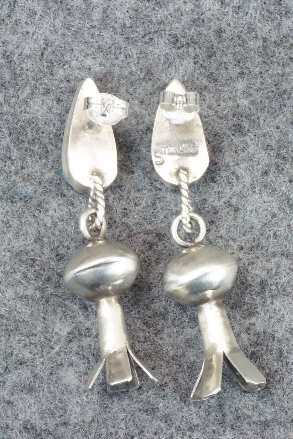 Turquoise & Sterling Silver Earrings - Selina Warner