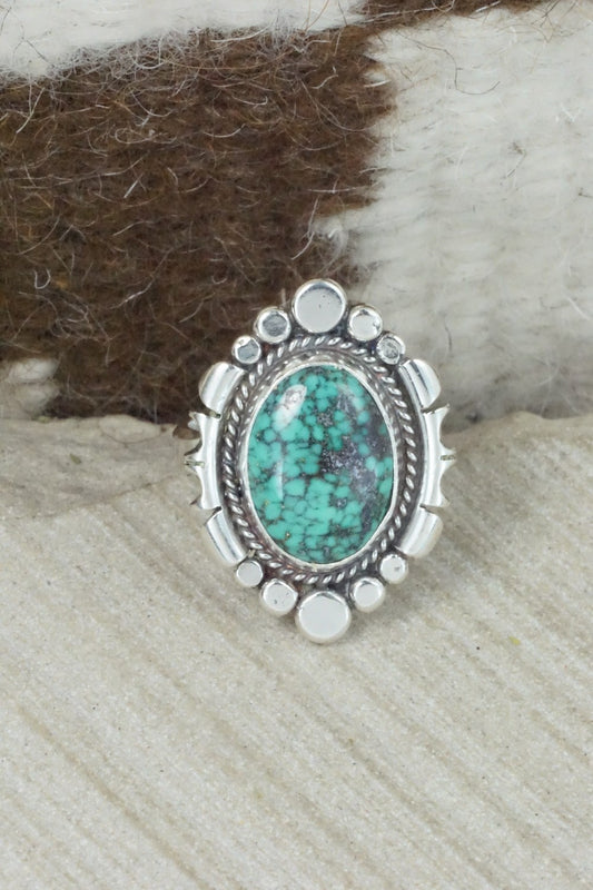 Turquoise & Sterling Silver Ring - Daniel Benally - Size 9.25