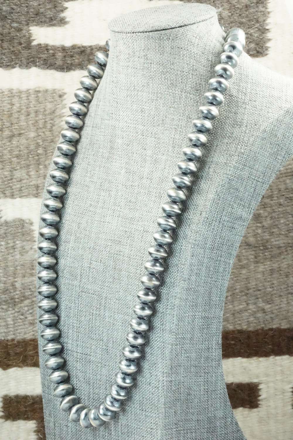 Sterling Silver Navajo Pearl Necklace - Michelle Jameson