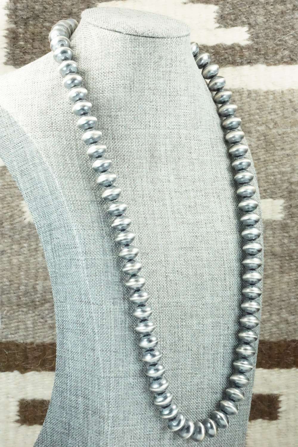 Sterling Silver Navajo Pearl Necklace - Michelle Jameson