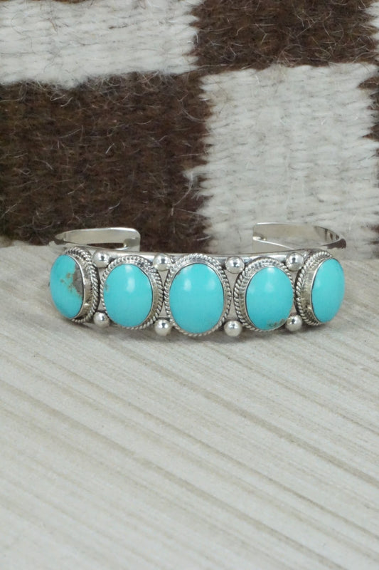 Turquoise & Sterling Silver Bracelet - Raymond Yazzie