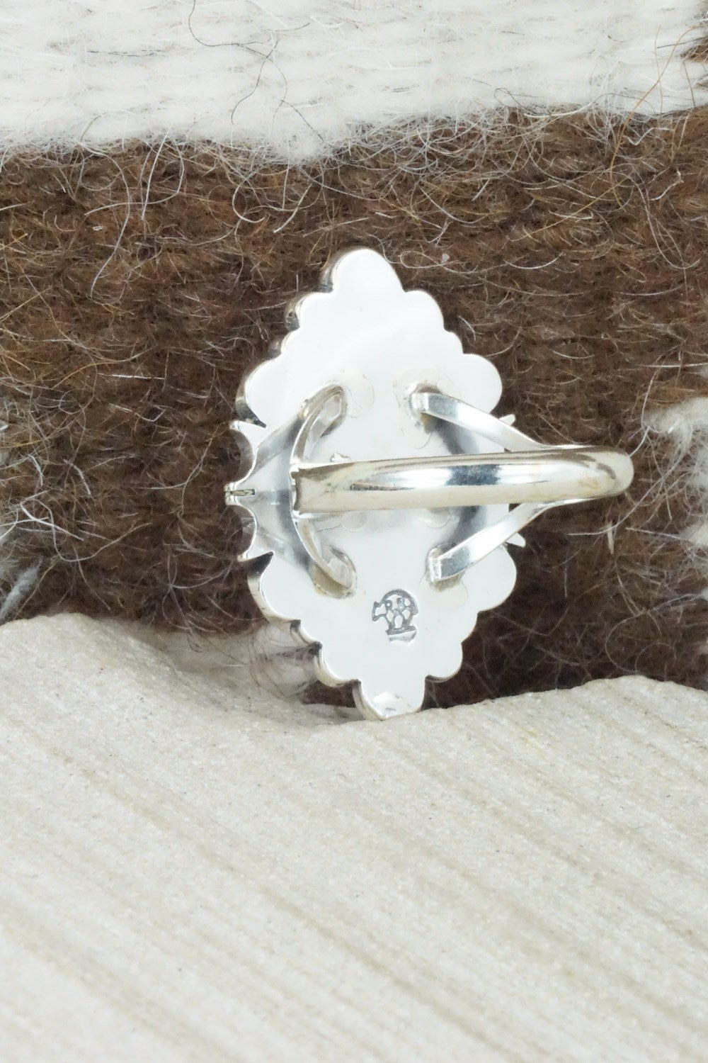 Turquoise & Sterling Silver Ring - Daniel Benally - Size 9