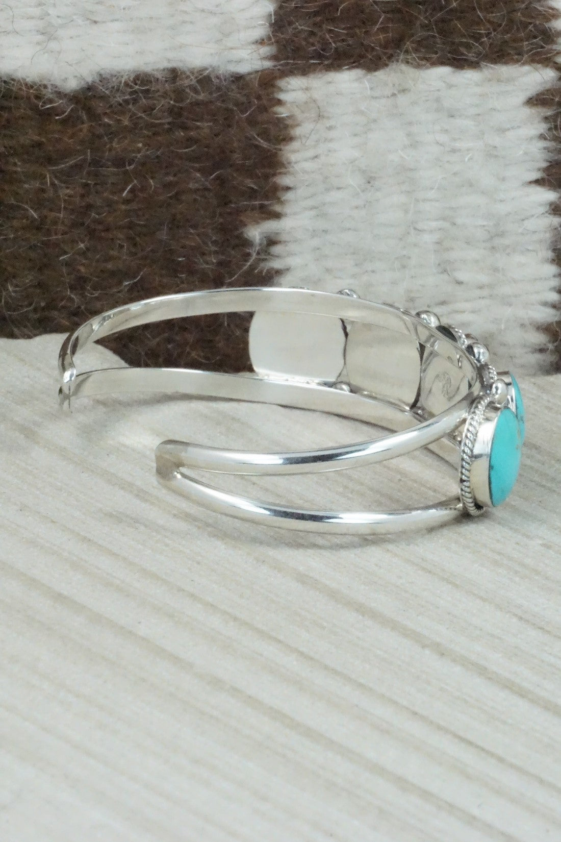 Turquoise & Sterling Silver Bracelet - Raymond Yazzie