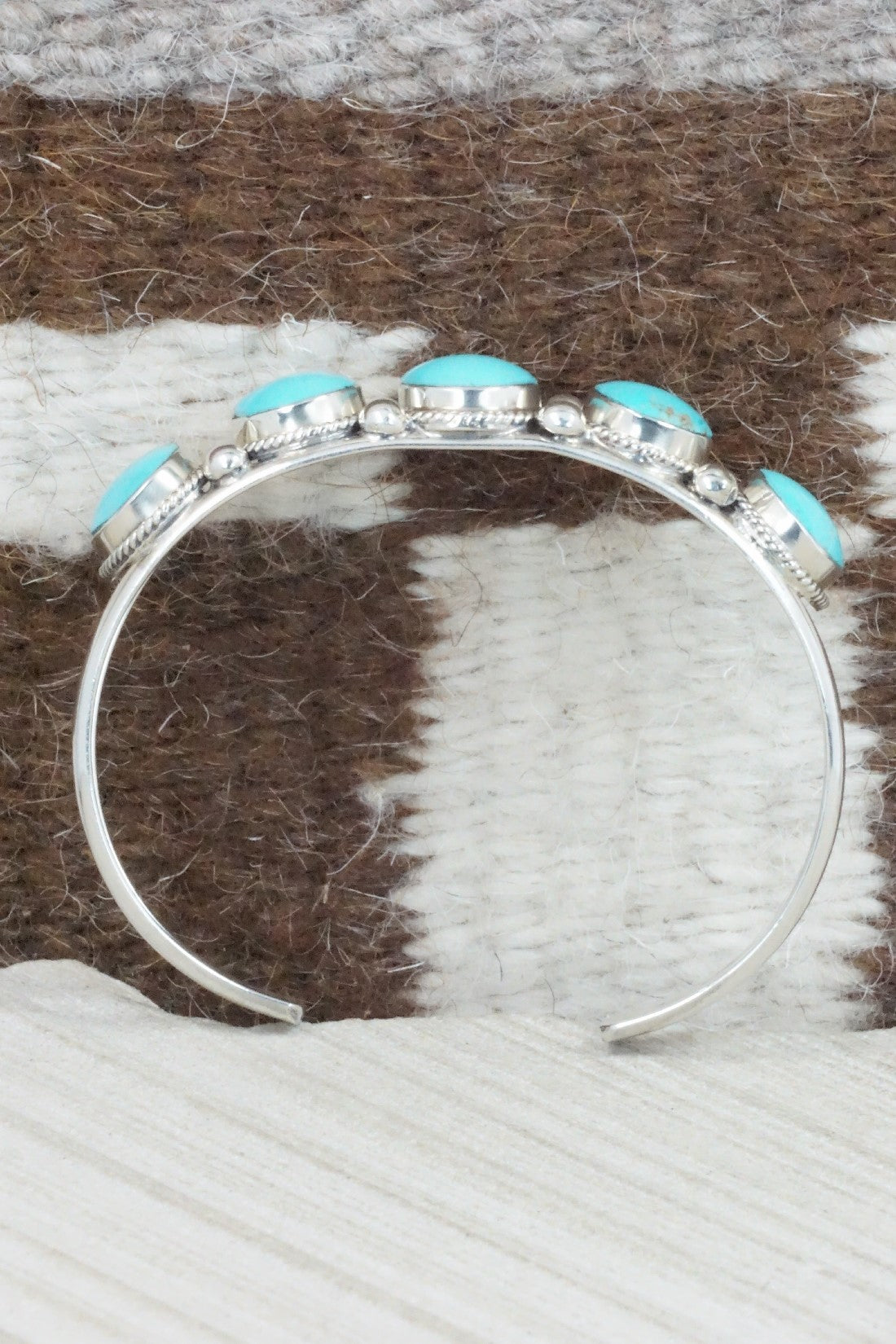 Turquoise & Sterling Silver Bracelet - Raymond Yazzie