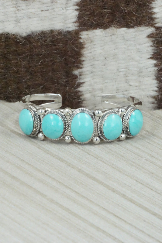 Turquoise & Sterling Silver Bracelet - Raymond Yazzie