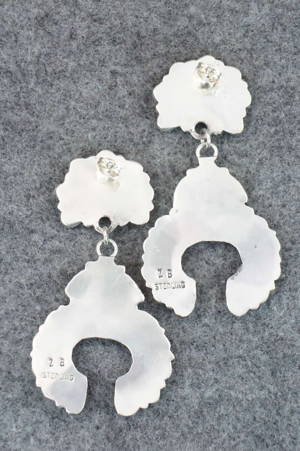 Turquoise & Sterling Silver Earrings - Zeita Begay