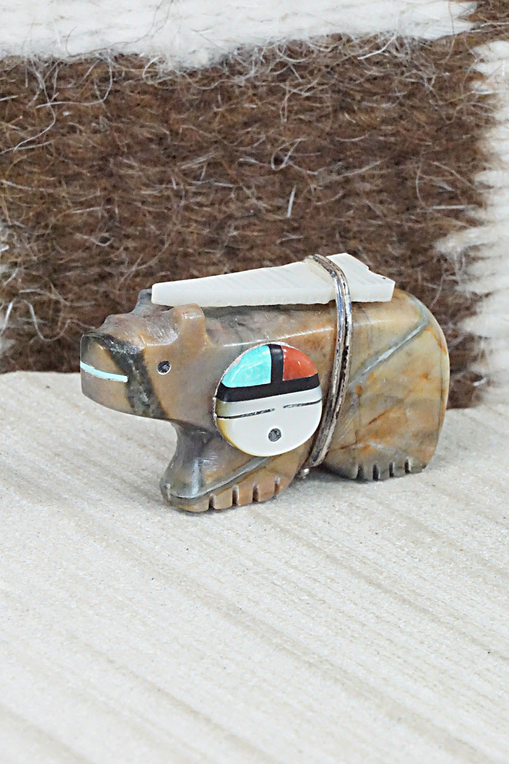 Bear Zuni Fetish Carving - Darrin Boone