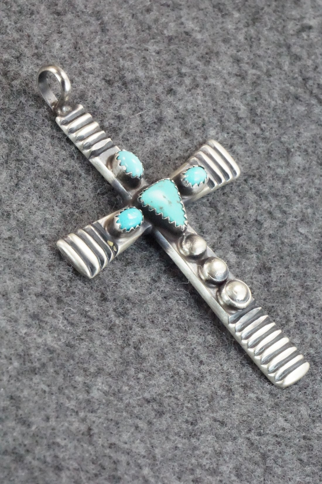 Turquoise & Sterling Silver Pendant - Savanna Morgan