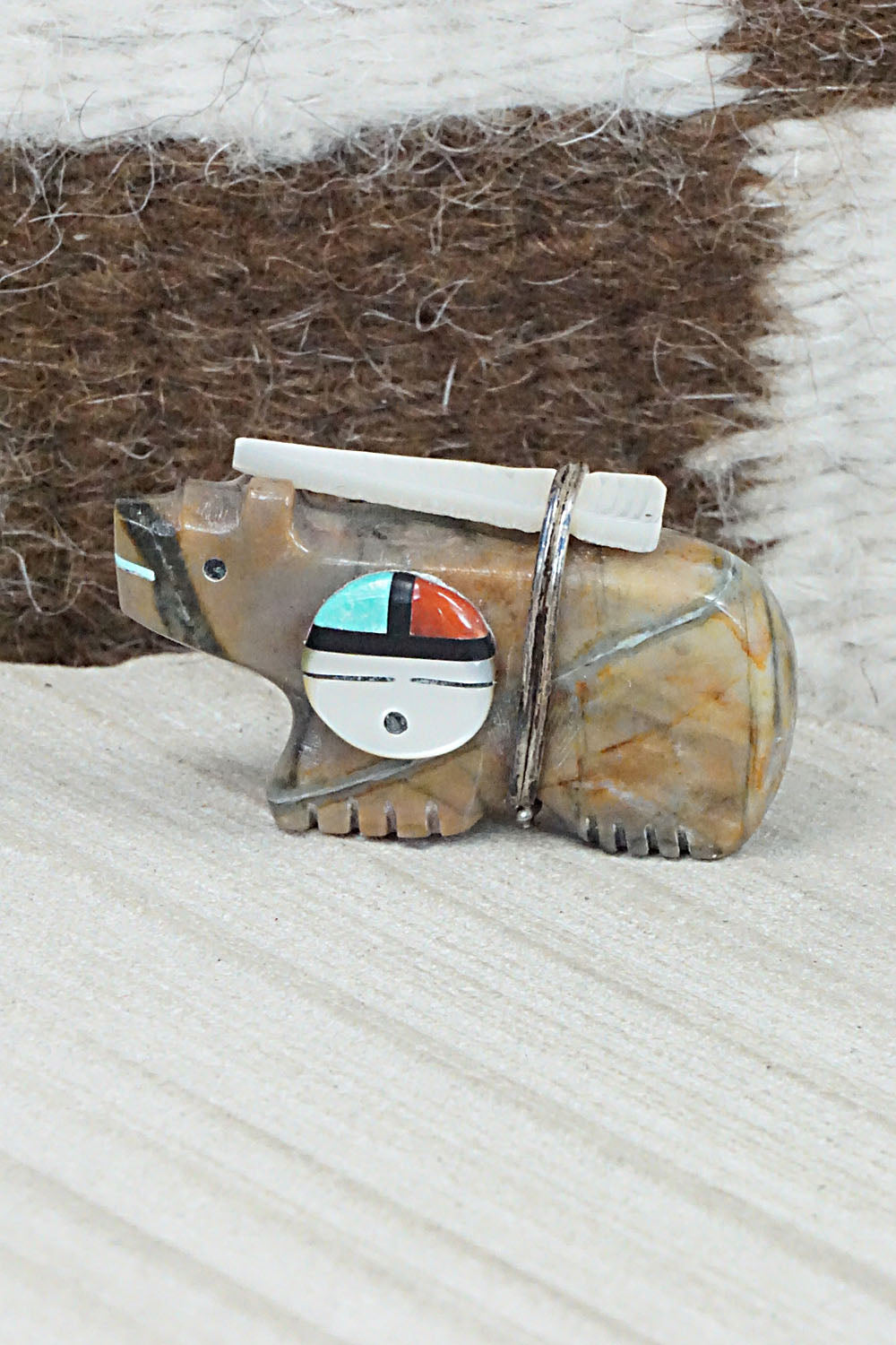 Bear Zuni Fetish Carving - Darrin Boone