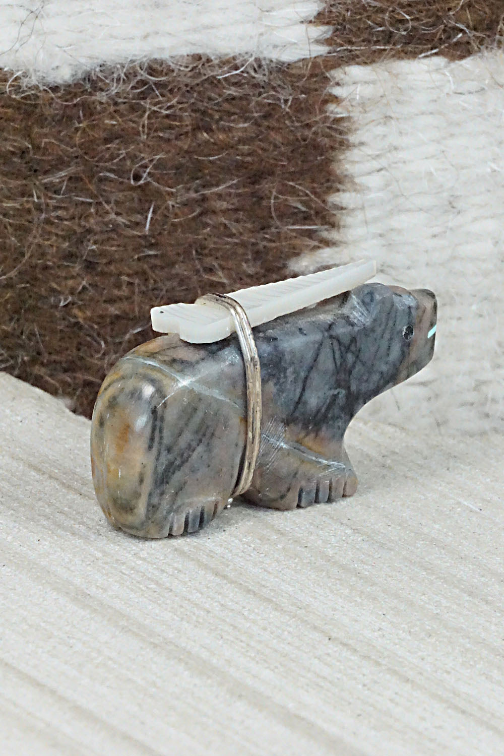 Bear Zuni Fetish Carving - Darrin Boone