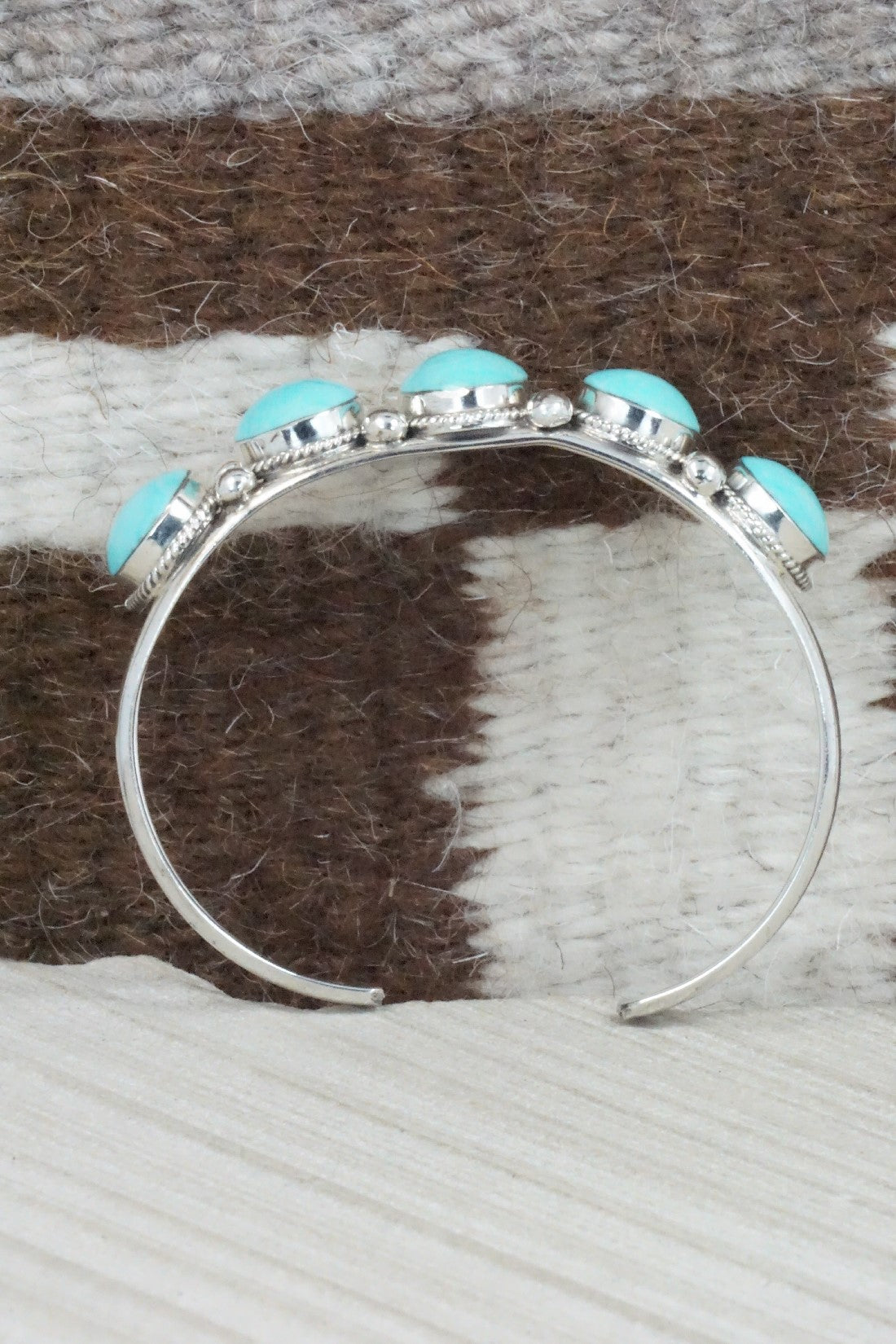 Turquoise & Sterling Silver Bracelet - Raymond Yazzie