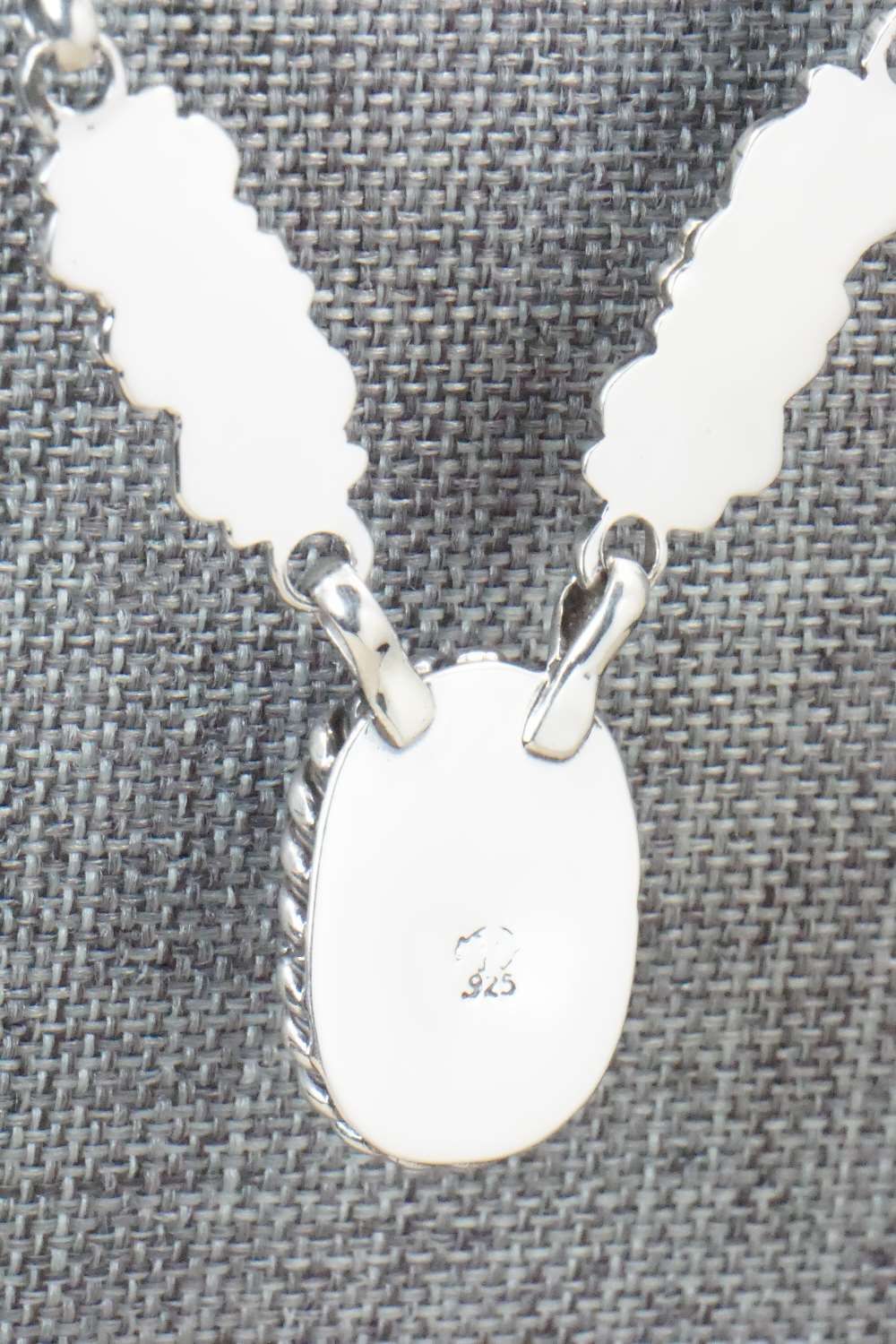 Turquoise & Sterling Silver Necklace - Gilbert Smith