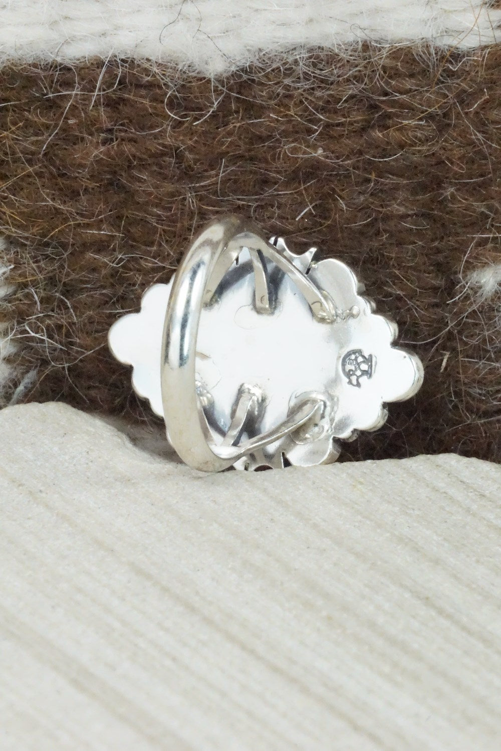 Turquoise & Sterling Silver Ring - Daniel Benally - Size 10