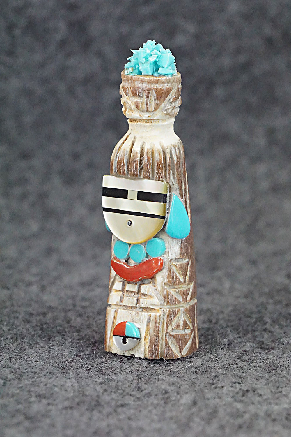 Corn Maiden Zuni Fetish Carving - Amory Cellicion