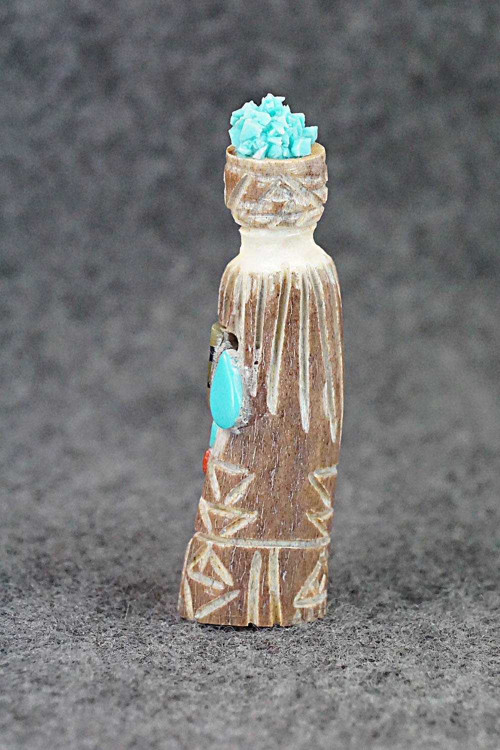 Corn Maiden Zuni Fetish Carving - Amory Cellicion