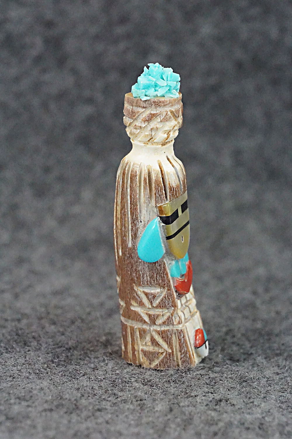 Corn Maiden Zuni Fetish Carving - Amory Cellicion