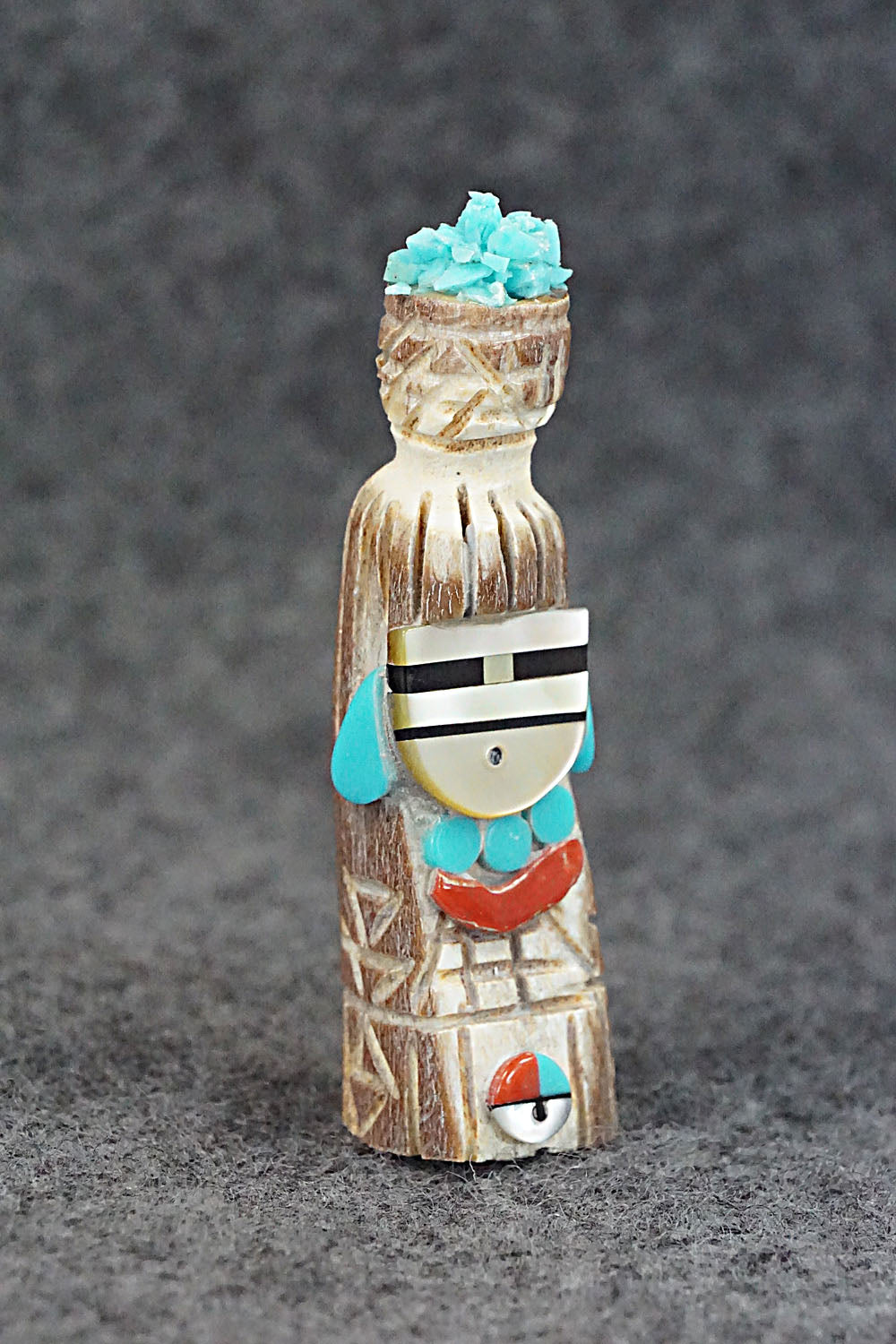 Corn Maiden Zuni Fetish Carving - Amory Cellicion