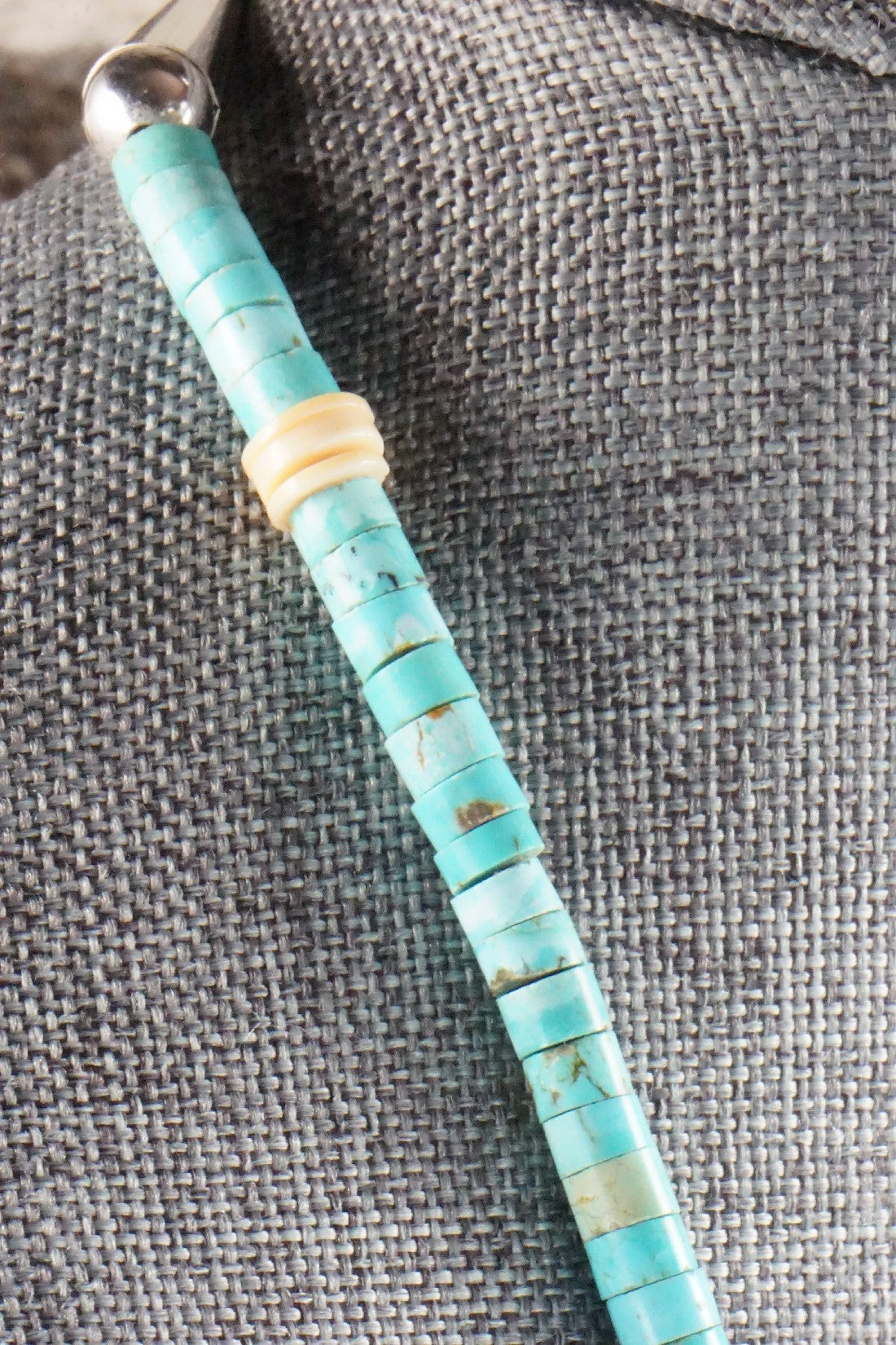 Horse Zuni Fetish Carving Necklace - Andres Quandelacy