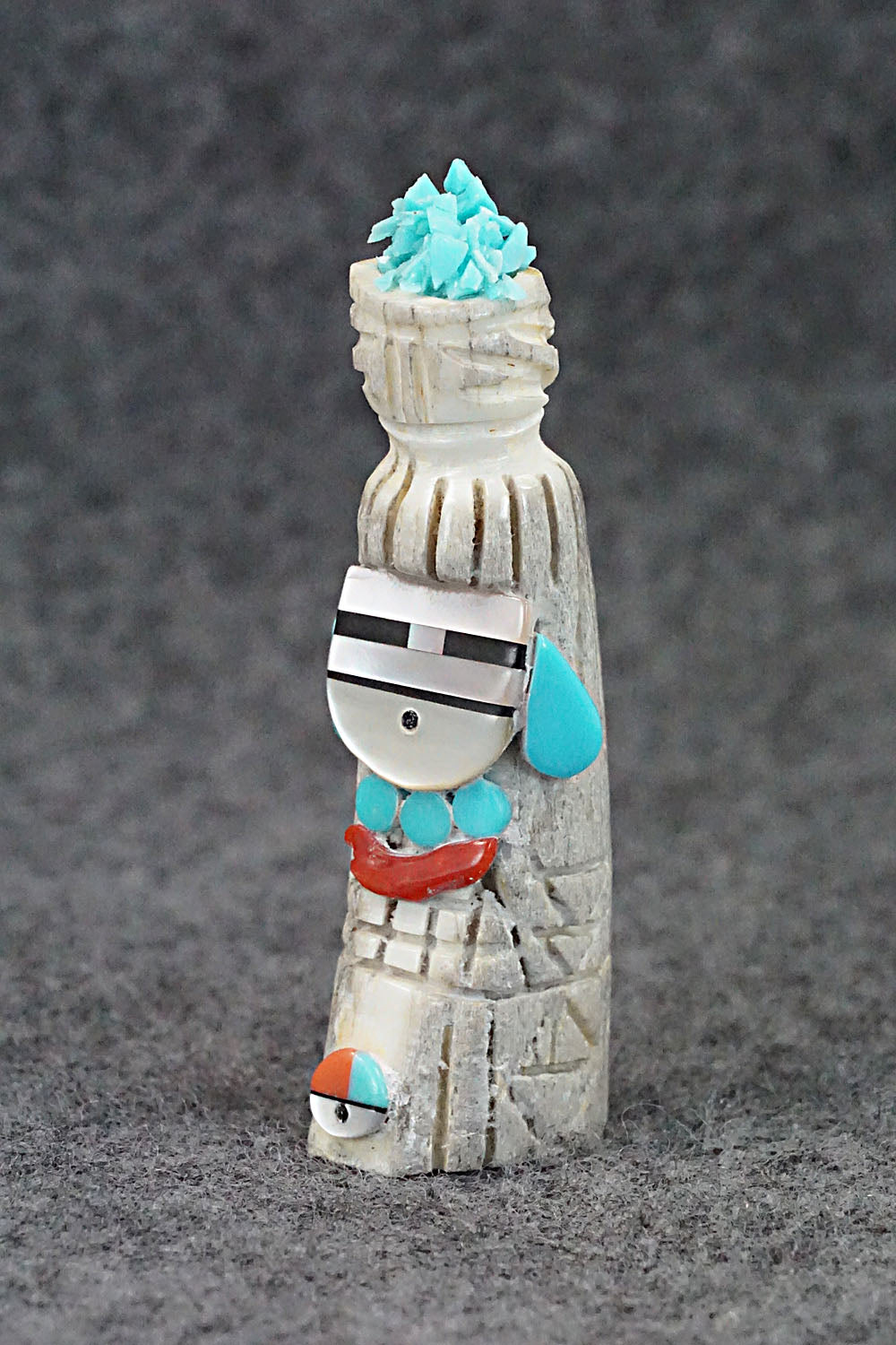 Corn Maiden Zuni Fetish Carving - Amory Cellicion