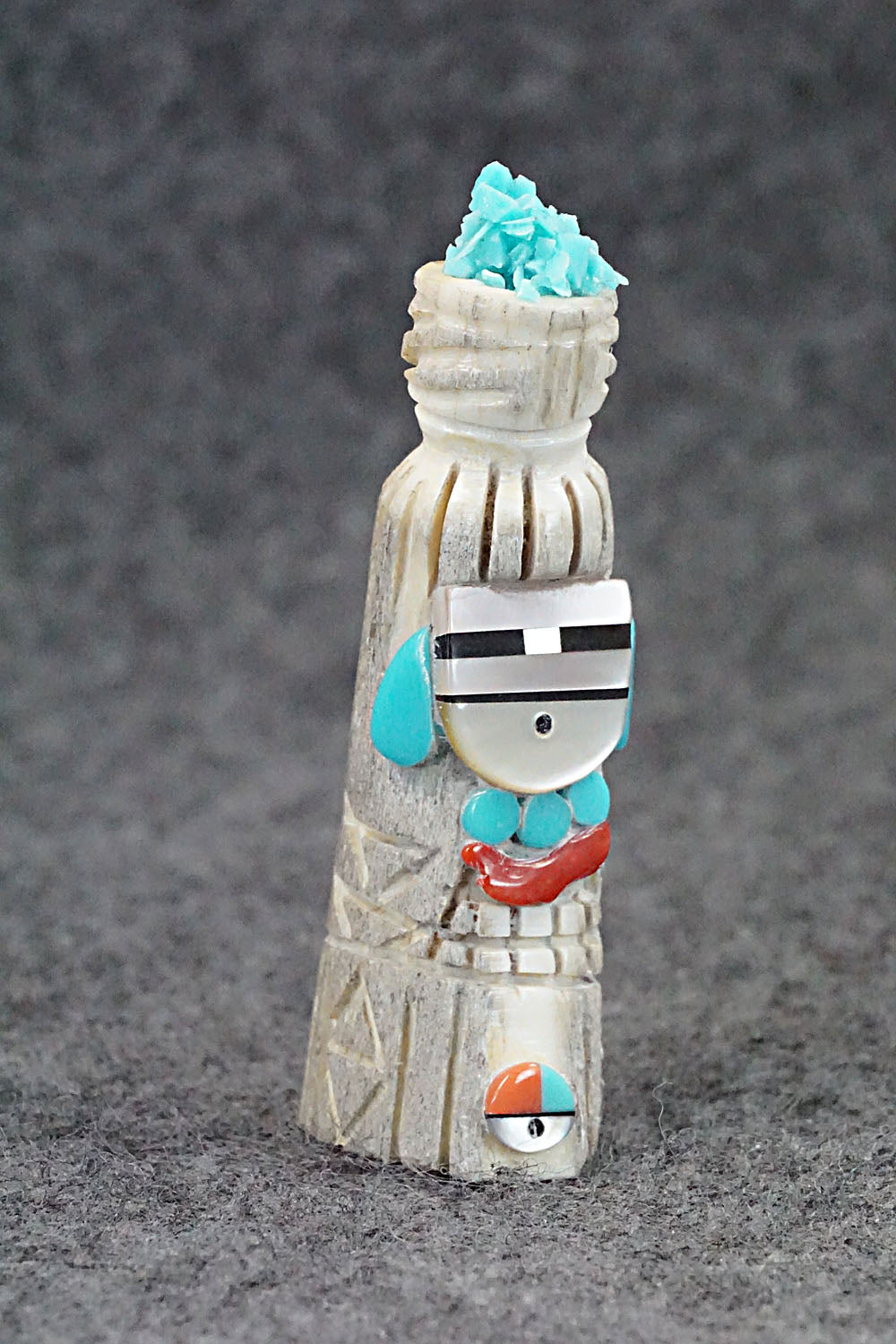 Corn Maiden Zuni Fetish Carving - Amory Cellicion