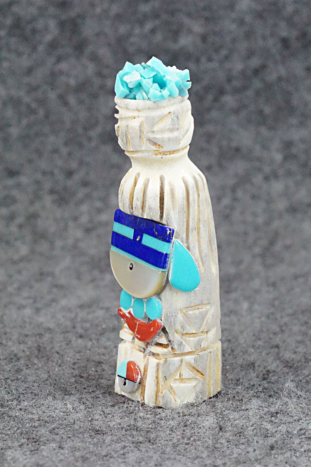 Corn Maiden Zuni Fetish Carving - Amory Cellicion