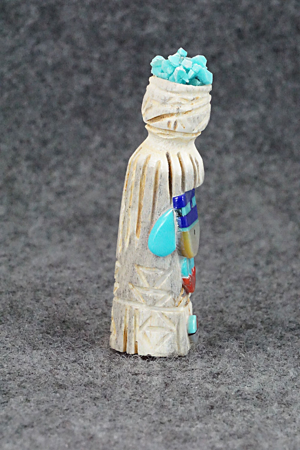 Corn Maiden Zuni Fetish Carving - Amory Cellicion