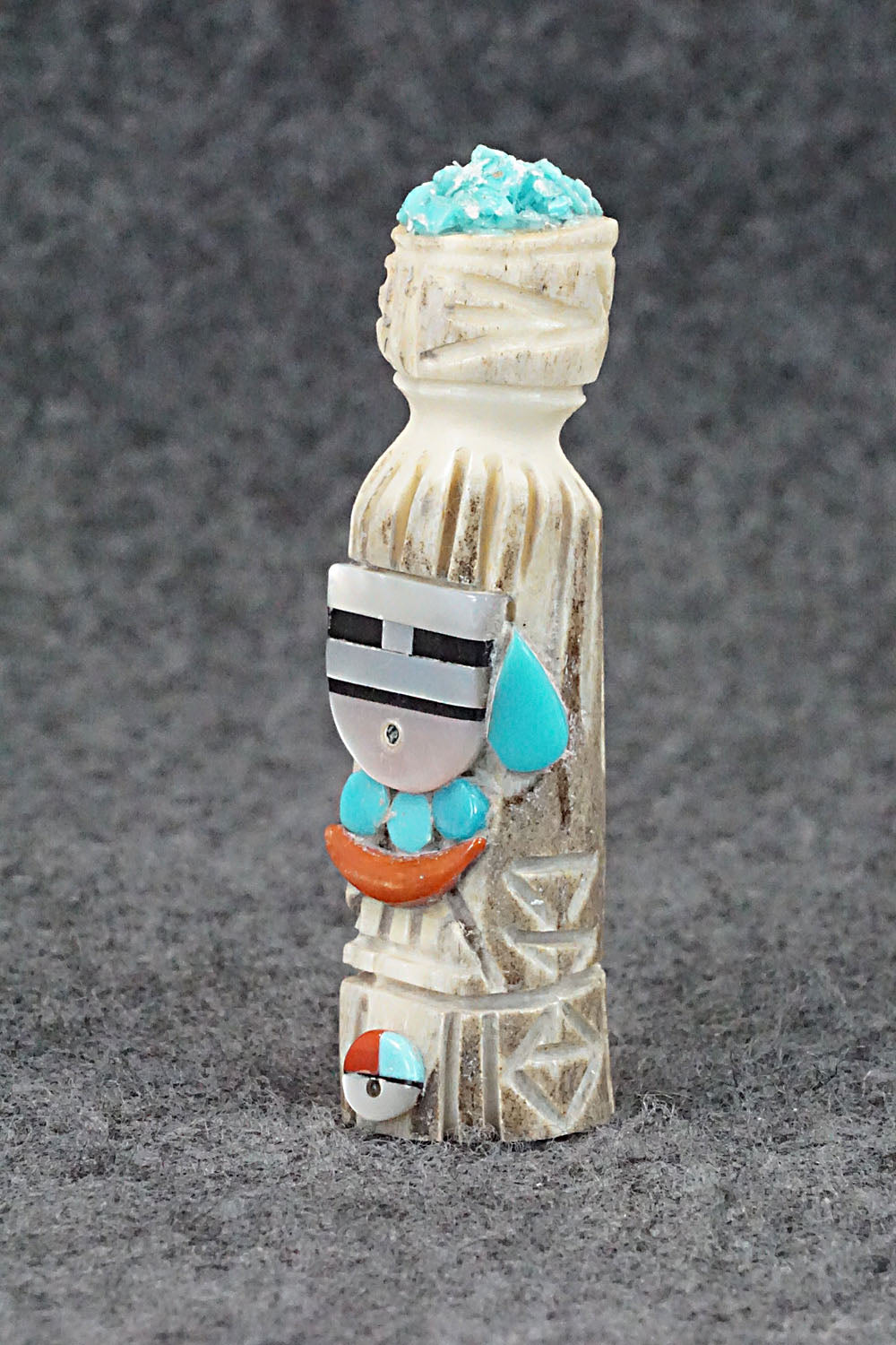 Corn Maiden Zuni Fetish Carving - Amory Cellicion