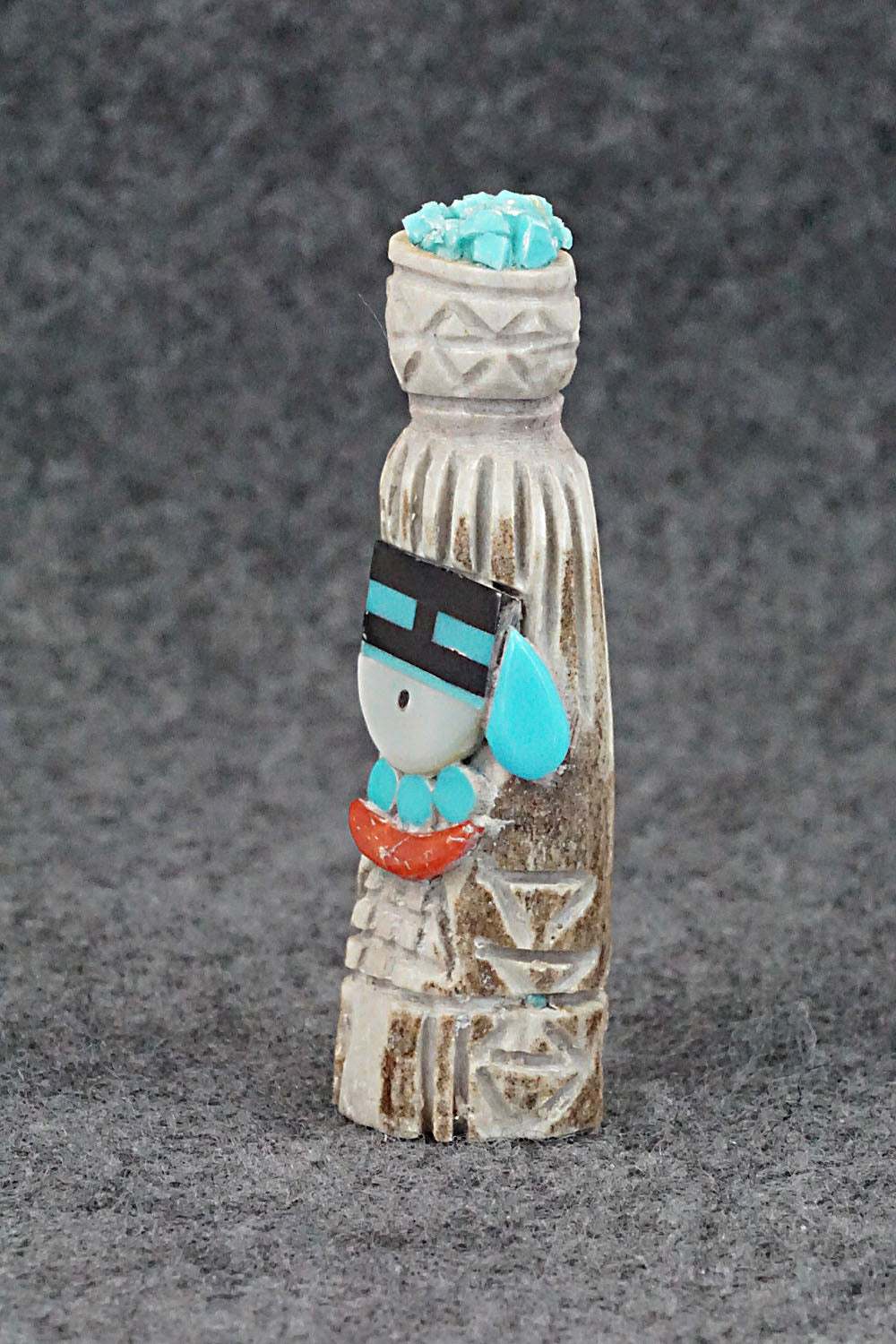 Corn Maiden Zuni Fetish Carving - Amory Cellicion