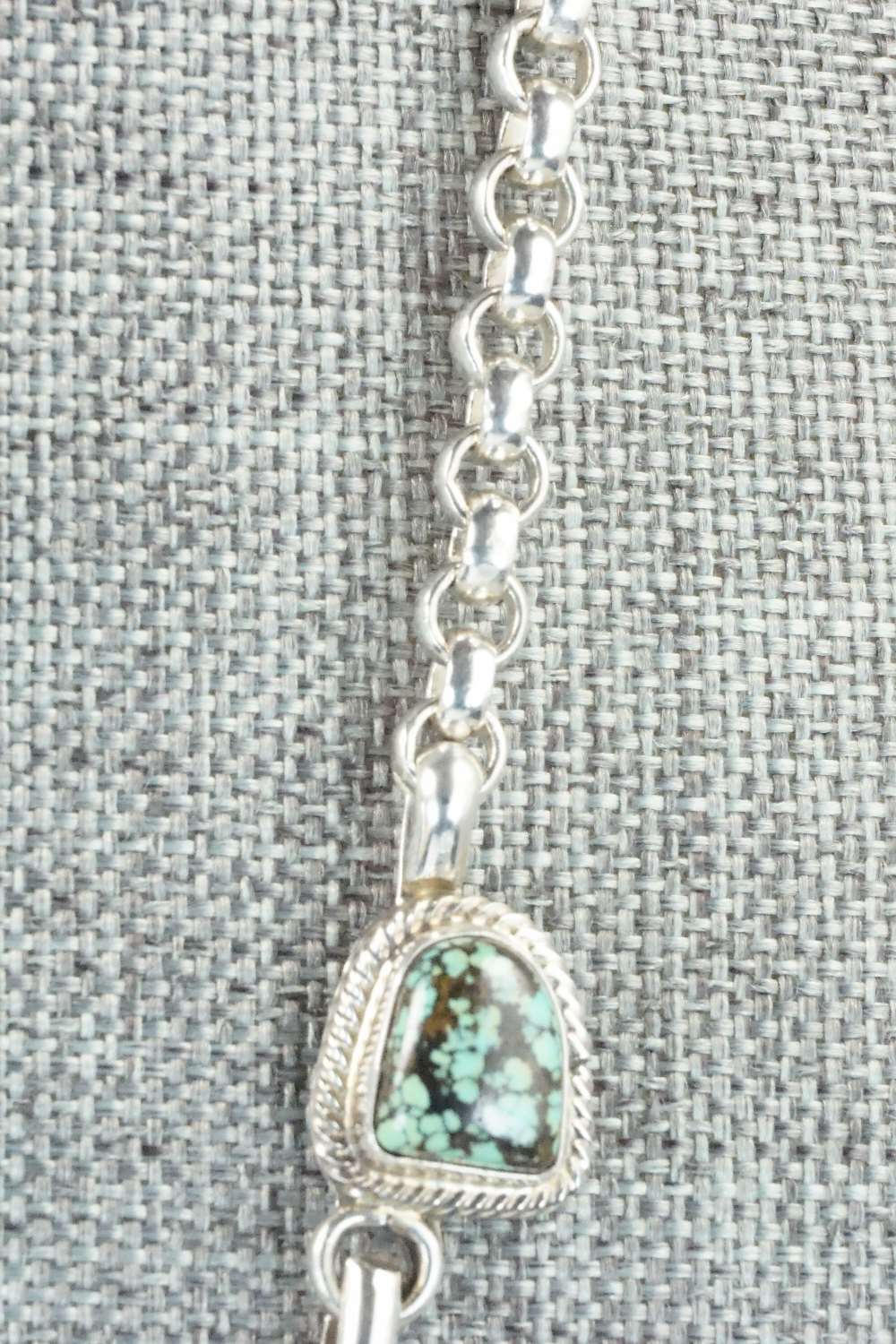 Turquoise & Sterling Silver Necklace Set - Raymond Delgarito