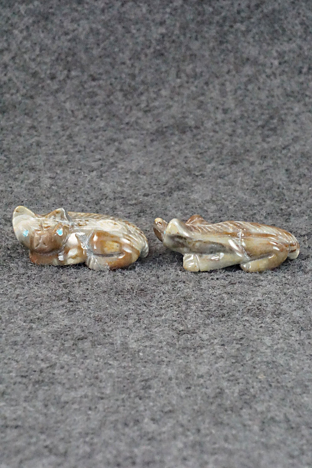 Badger Zuni Fetish Carvings - Reynold Lunasee