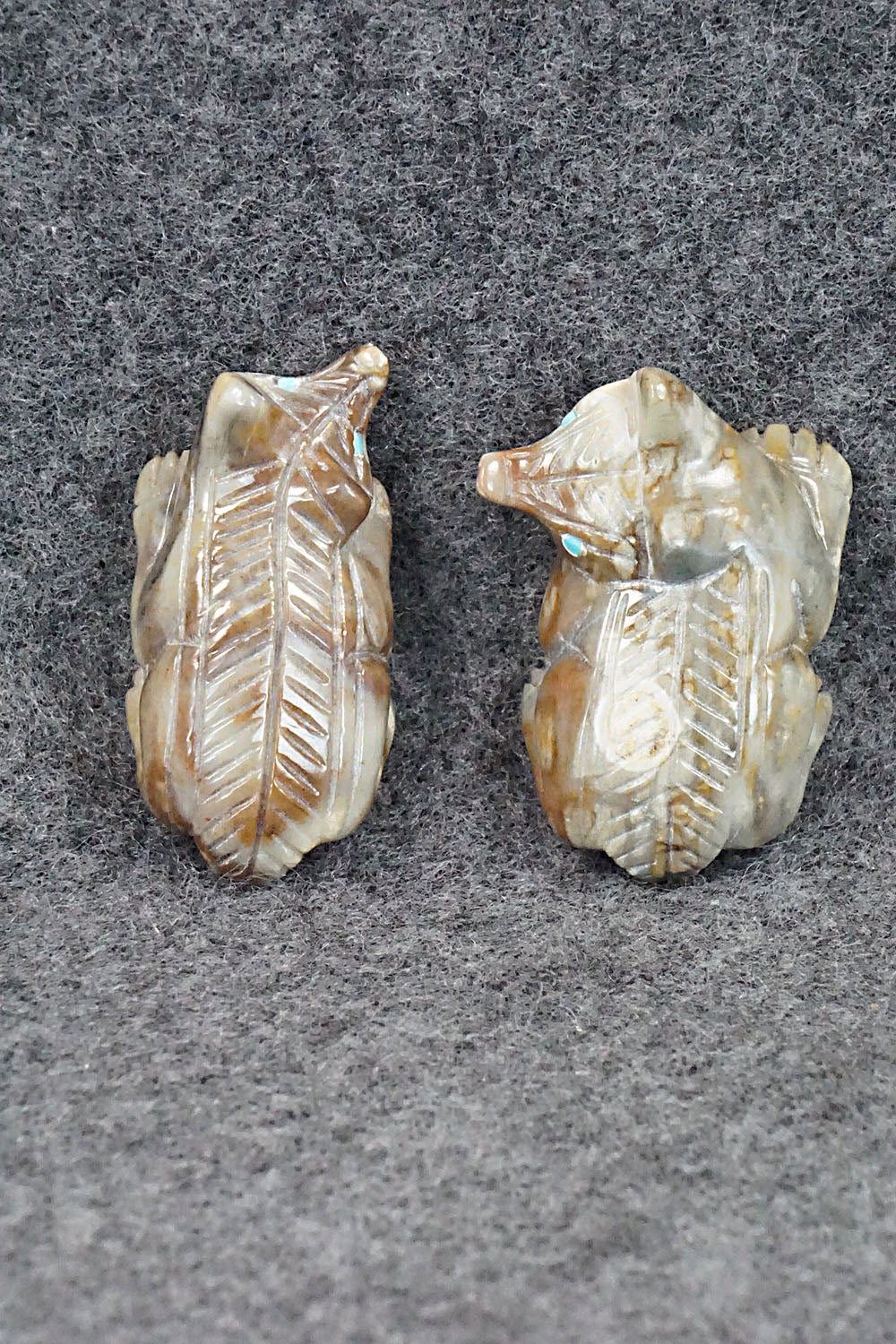 Badger Zuni Fetish Carvings - Reynold Lunasee