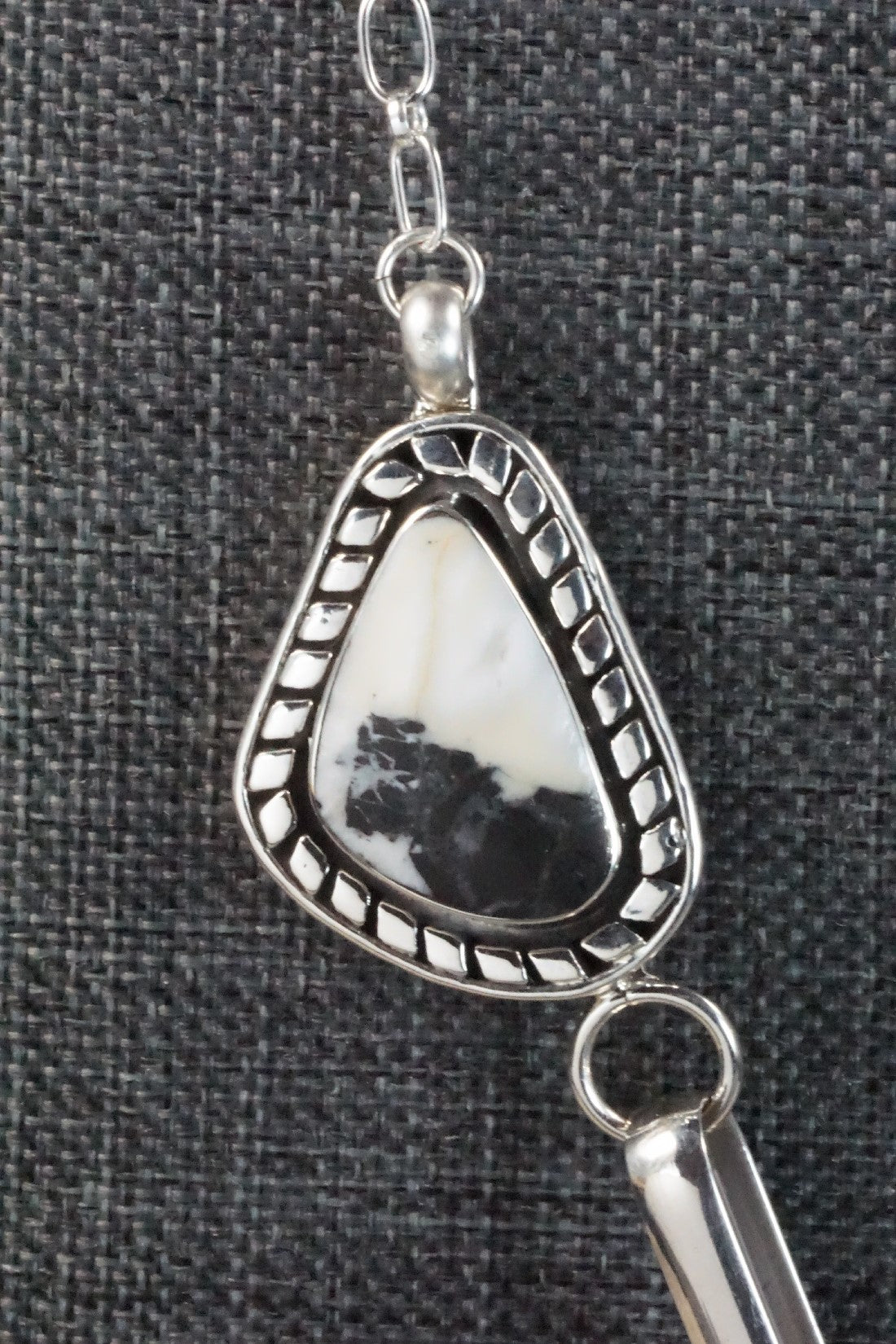 White Buffalo & Sterling Silver Necklace - Mike Smith