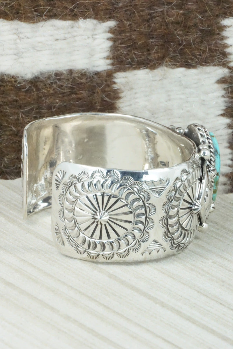 Turquoise & Sterling Silver Bracelet - Emerson Delgarito