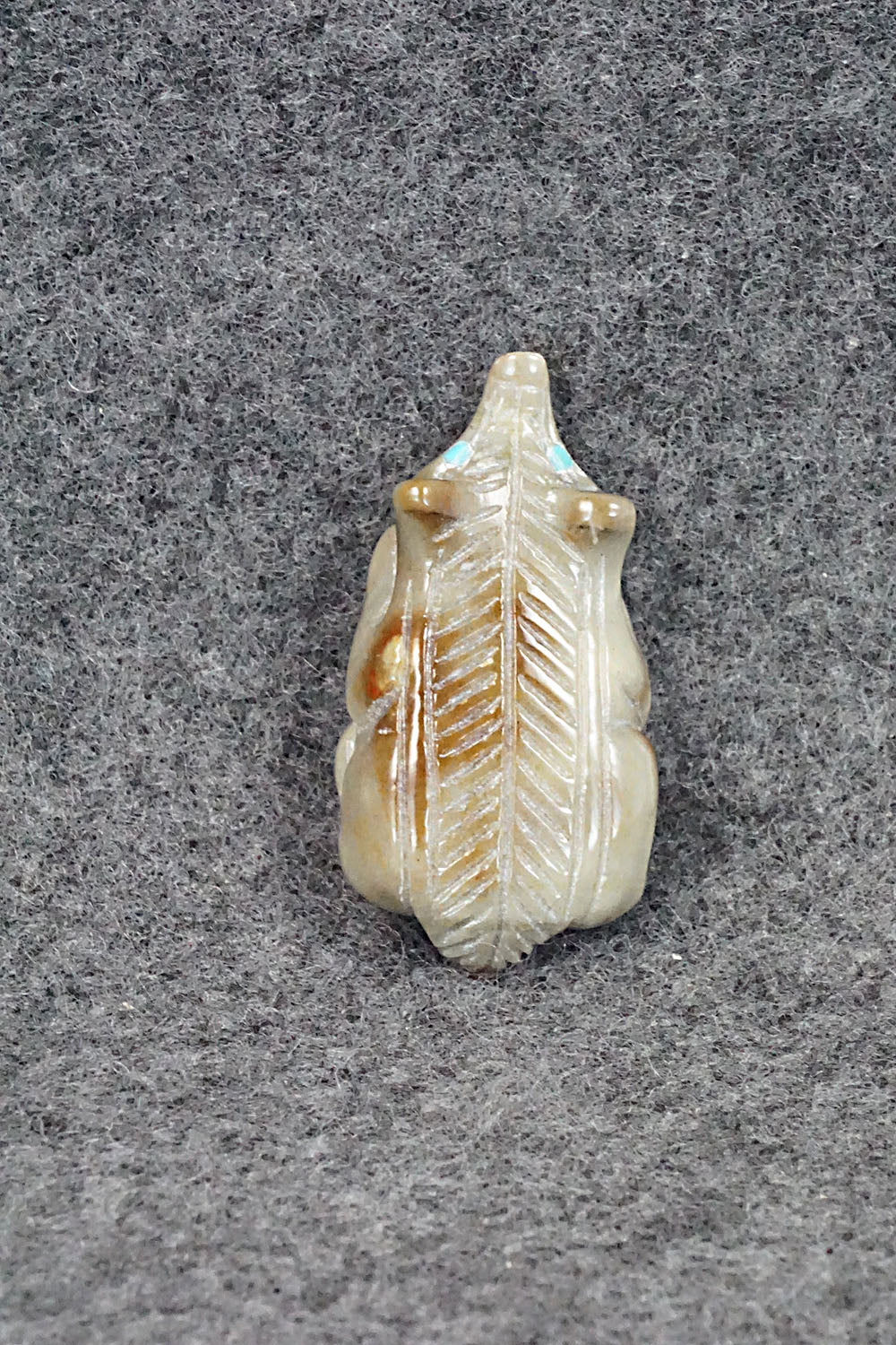 Badger Zuni Fetish Carving - Reynold Lunasee