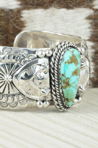 Turquoise & Sterling Silver Bracelet - Emerson Delgarito