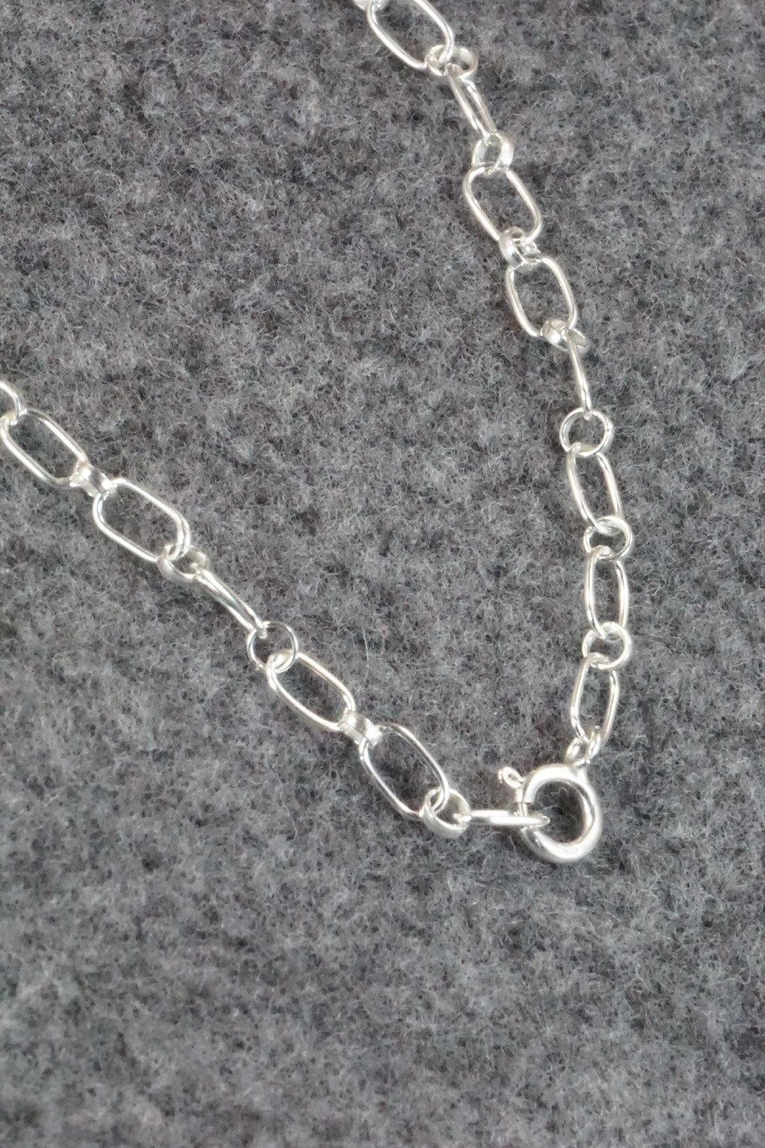 White Buffalo & Sterling Silver Necklace - Mike Smith