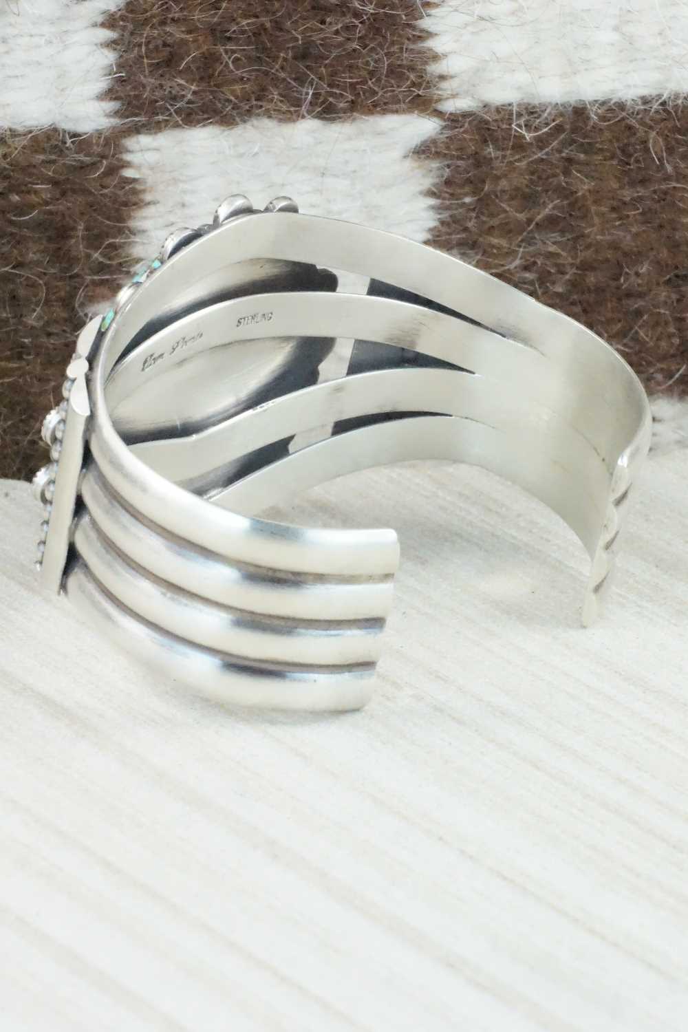 Turquoise and Sterling Silver Bracelet - Tom Lewis