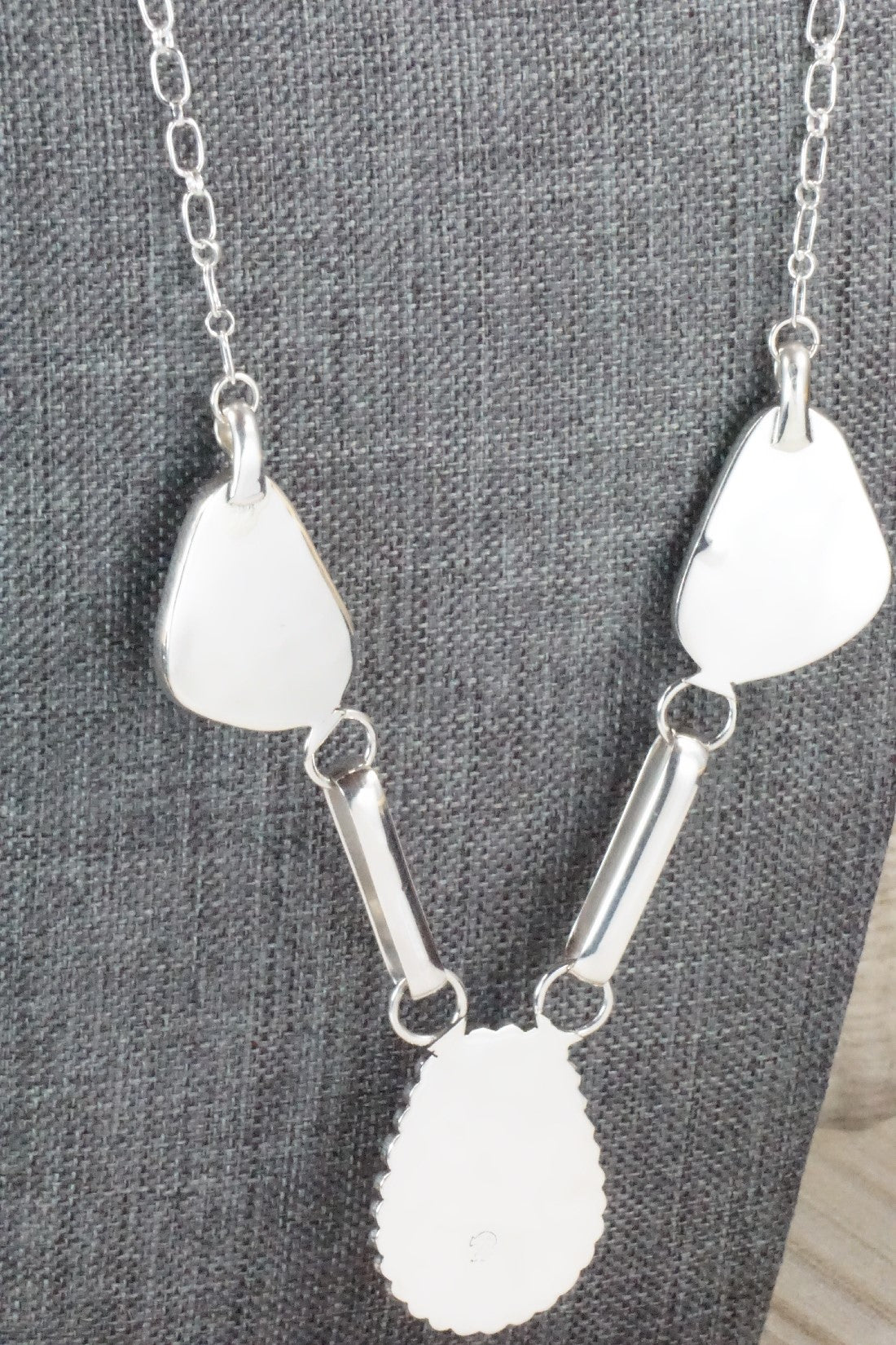 White Buffalo & Sterling Silver Necklace - Mike Smith