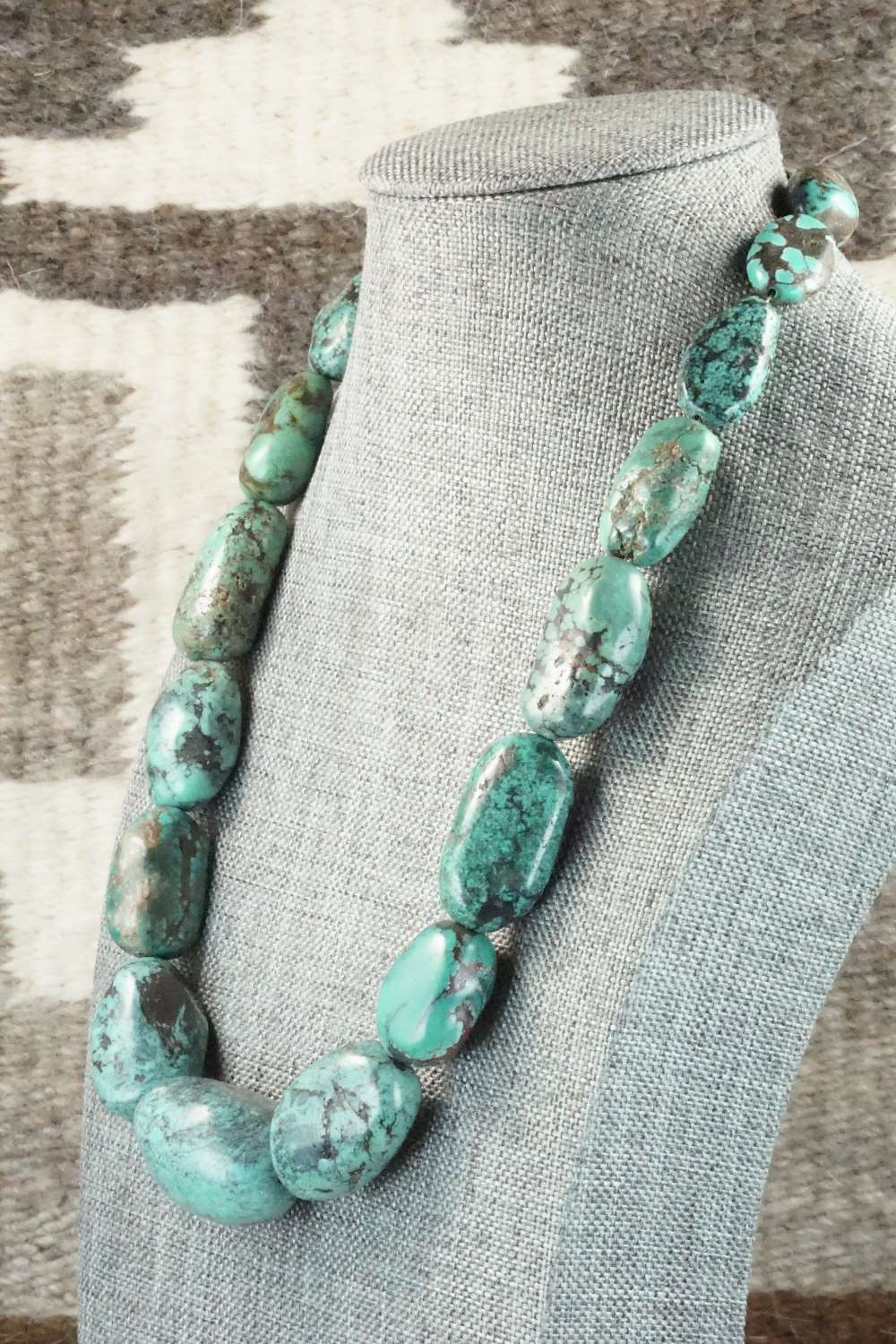 Turquoise & Sterling Silver Necklace - Doreen Jake