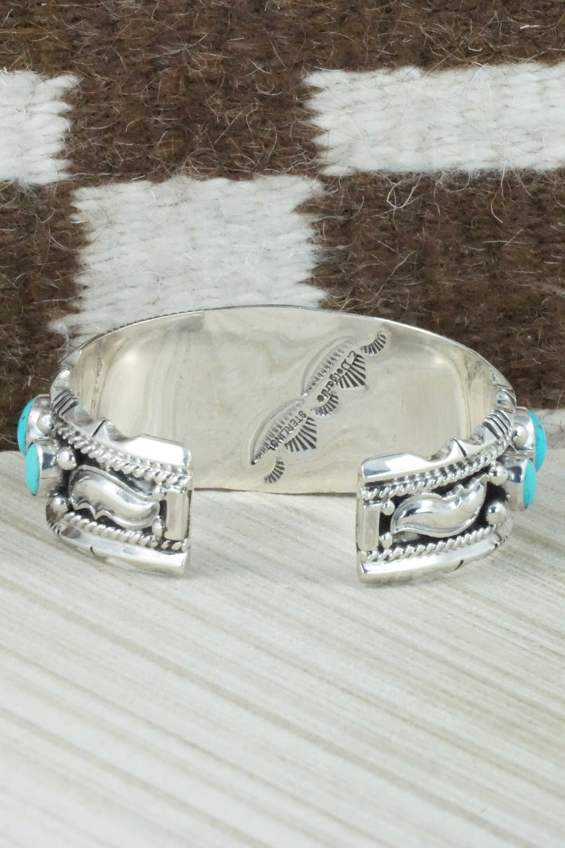 Turquoise & Sterling Silver Bracelet - Emerson Delgarito