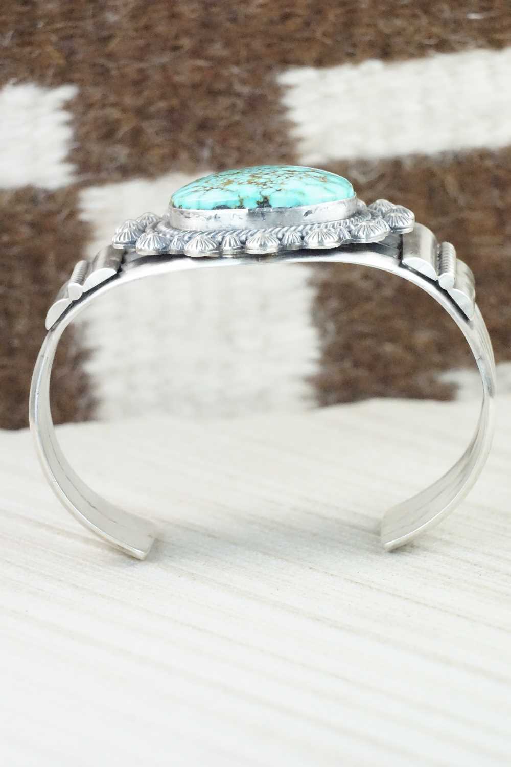 Turquoise and Sterling Silver Bracelet - Tom Lewis