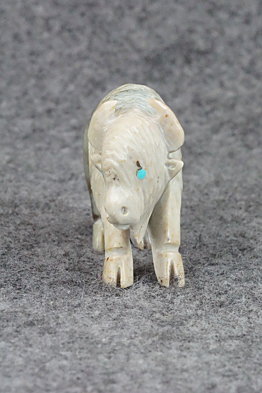 Buffalo Zuni Fetish Carving - Jonas Hustito