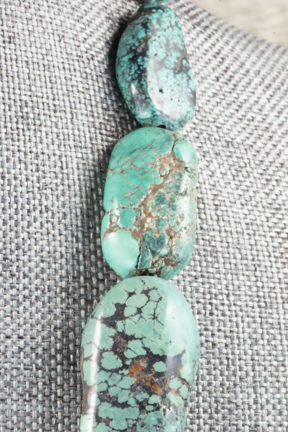 Turquoise & Sterling Silver Necklace - Doreen Jake