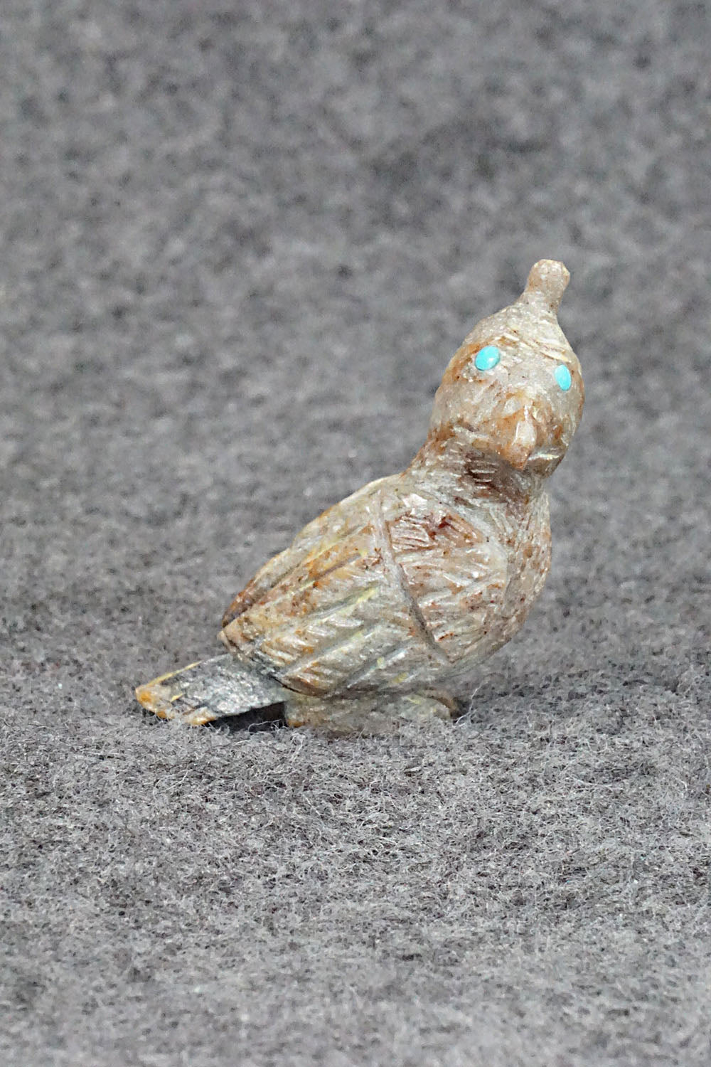 Quail Zuni Fetish Carving - Jonas Hustito
