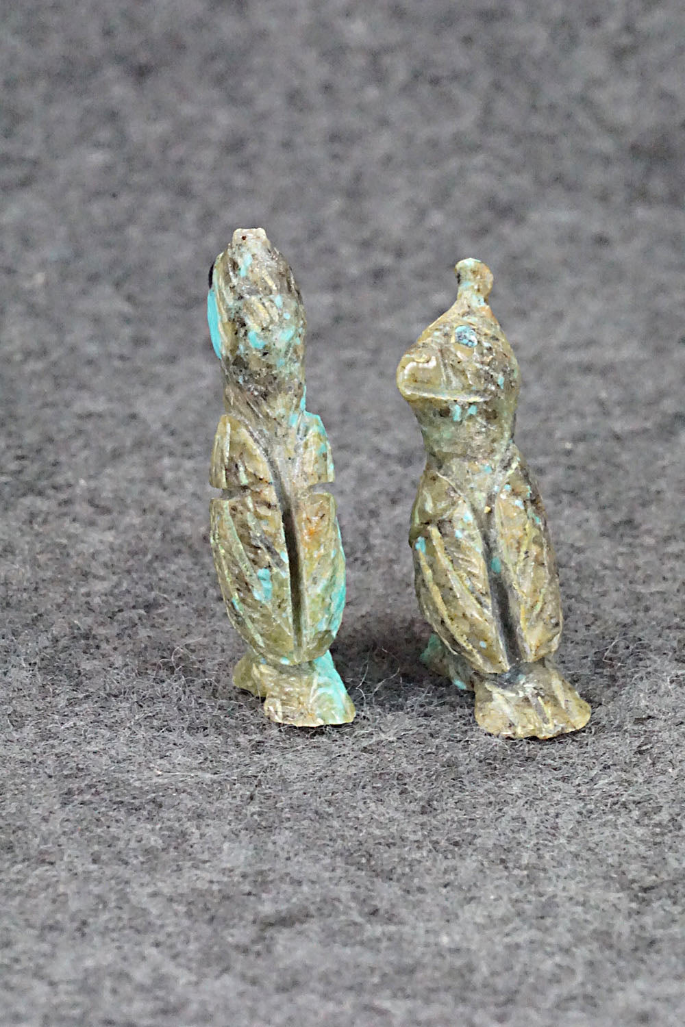Quail Zuni Fetish Carvings - Jonas Hustito